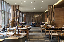 簡約室內(nèi)餐廳背景墻效果圖