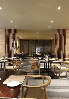 簡約室內(nèi)餐廳餐桌效果圖