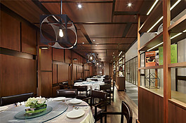 簡約室內(nèi)餐廳背景墻效果圖
