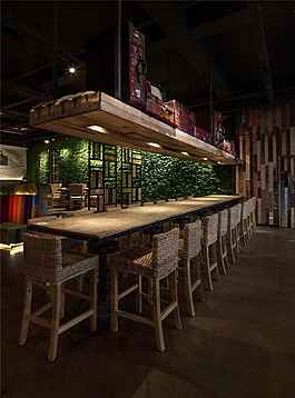 簡約室內(nèi)餐廳餐桌效果圖