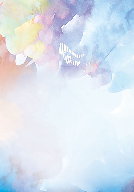 小清新渐变油画背景