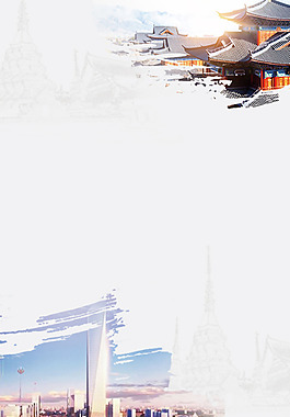 大气中国建筑背景