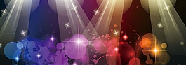 夢幻彩色漸變?nèi)θanner背景素材