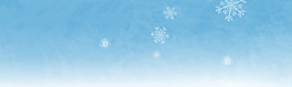 清新白色雪花banner背景素材