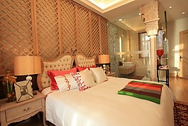 歐式臥室床效果圖