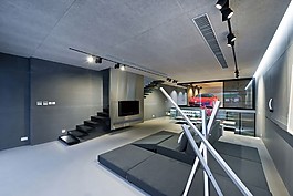 簡約客廳灰色吊頂裝修效果圖