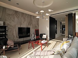 簡(jiǎn)約客廳電視背景墻裝修效果圖