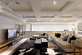 簡(jiǎn)約客廳吊頂裝修效果圖