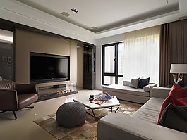 簡(jiǎn)約客廳電視背景裝修效果圖