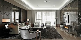 簡(jiǎn)約客廳電視背景裝修效果圖