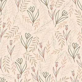 日系清新肉粉底色壁紙圖案裝飾設(shè)計(jì)