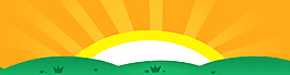 黃色線條banner背景素材