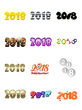 2018形態(tài)各異字體藝術(shù)字設(shè)計(jì)