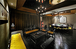 餐廳大廳工裝效果圖