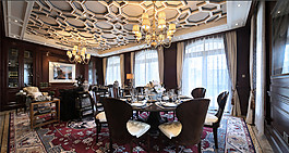 客廳美式吊頂裝修效果圖