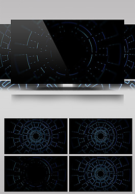 暗黑圓陣視頻素材