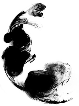 中國風(fēng)水墨煙霧png元素素材