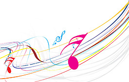 音樂線條符號(hào)png元素素材