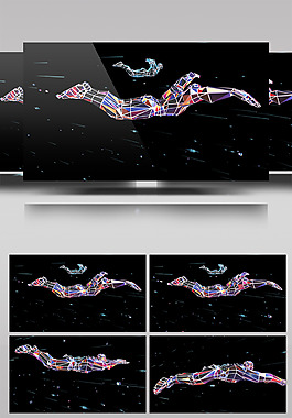 太空人視頻素材