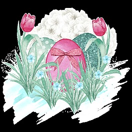 粉色雞蛋png透明素材