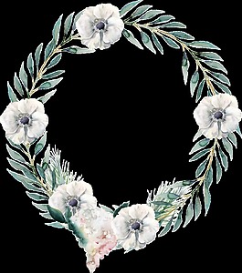 簡(jiǎn)單花圈透明素材