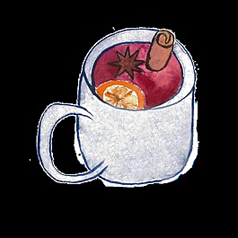 檸檬紅茶透明素材