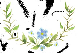 慈香蘭花朵透明素材