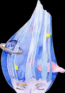 卡通女生png透明素材