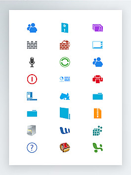 純Windows8風格的圖標集