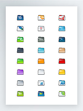 常见应用logo文件夹图标