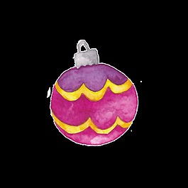 彩色燈泡png透明素材