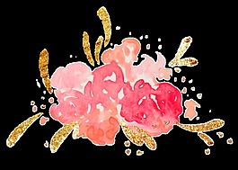 藝術(shù)水彩涂鴉png透明素材