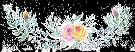 可愛花卉png透明素材