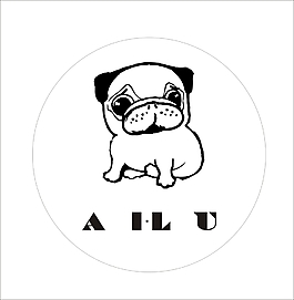 寵物店logo狗狗頭像