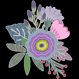 花藝植物png透明素材