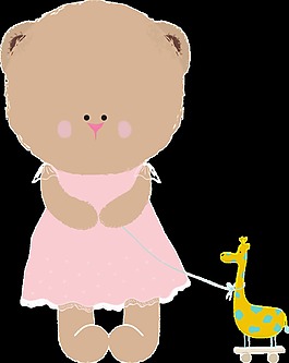 可愛娃娃png透明素材