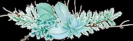 青藍(lán)枝葉透明素材