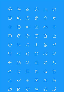 2像素社交圖標sketch素材