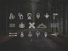 荒野的圖標sketch素材