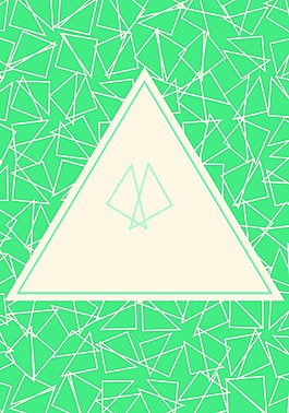 扁平化花紋背景模版