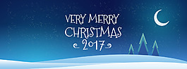 2017圣誕主題banner背景