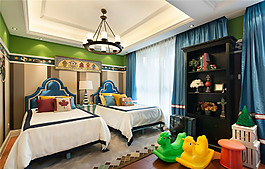 北歐裝修兒童房效果圖
