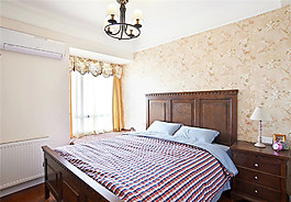 清新北歐臥室效果圖