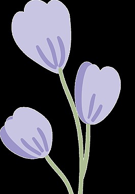 紫色花瓣矢量素材