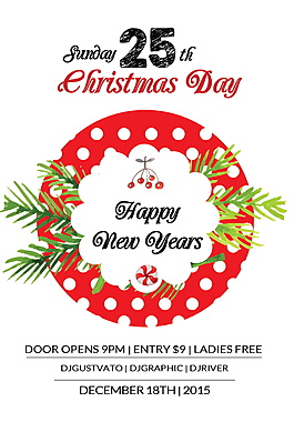 2017圣誕主題海報設(shè)計