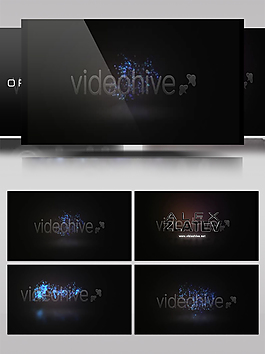 黑色文字大气videohive视频素材
