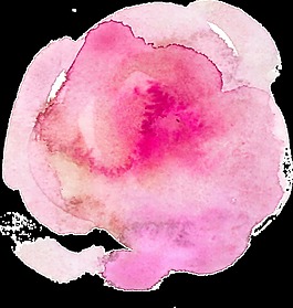 粉色渲染透明素材