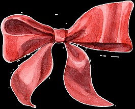 紅色領(lǐng)結(jié)透明素材
