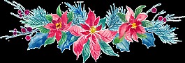 裝飾花叢透明素材