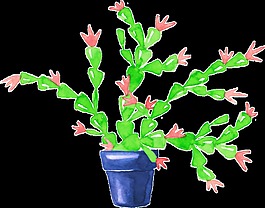 綠色創(chuàng)意植物透明素材